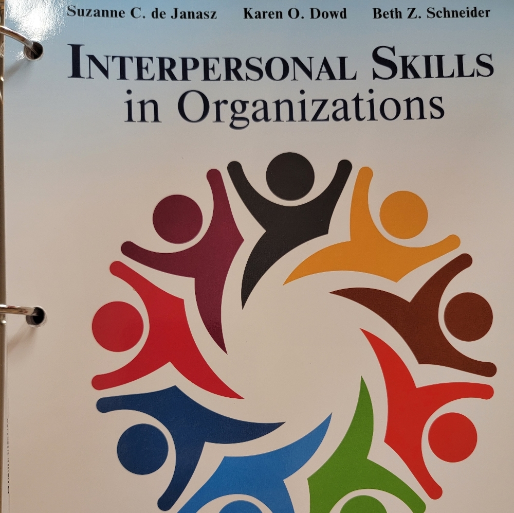 Interpersonal Skills in Organizations Textbook